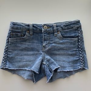 Levi’s light washed jean shorts